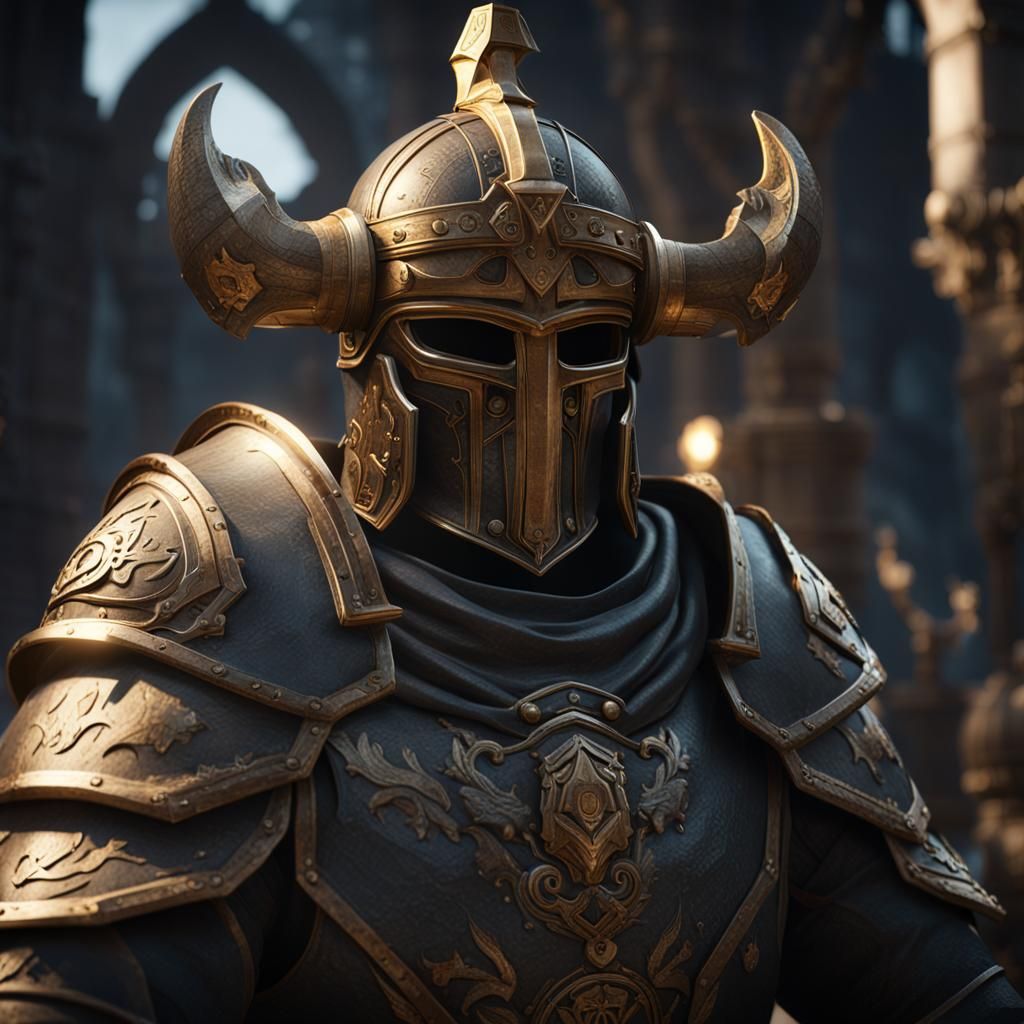 Intricately Detailed All-Knowing Helm in 3D