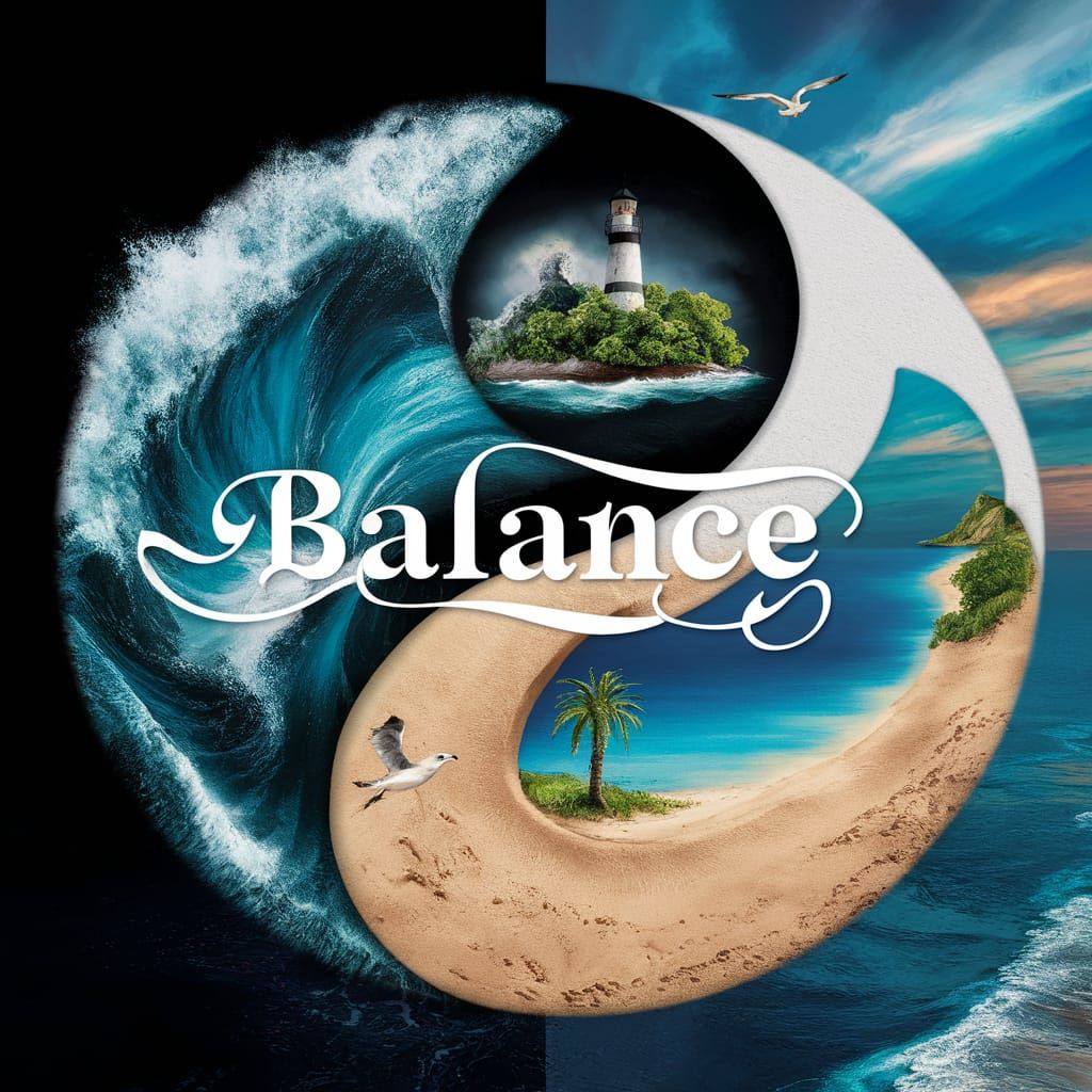 Yin Yang of Sand and Water: A Symbolic Balance