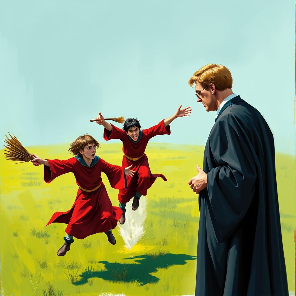 Quidditch Referee Stops Players Over Team Rules