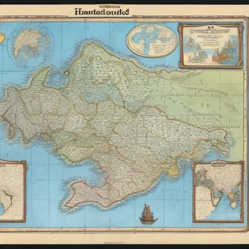 Fable Comics Style Map of Homelands