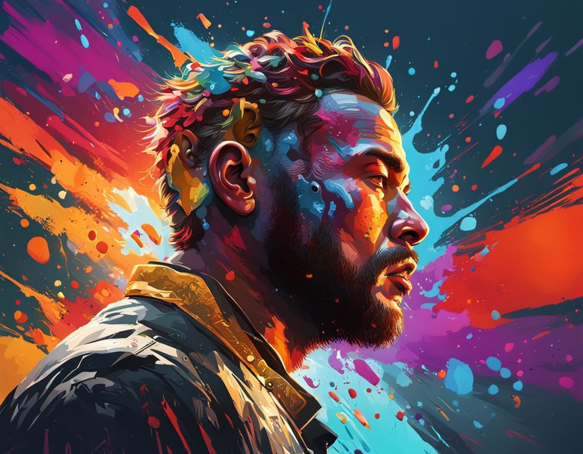 Hyperrealistic Splash Art with Intricate Details