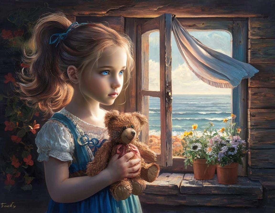 My teddy bear is my best friend.   5