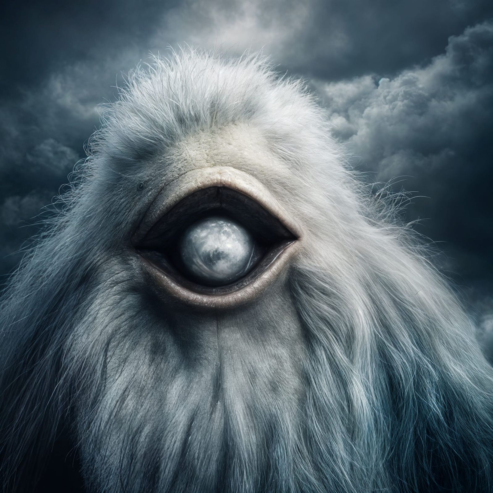 Fish Beast Portrait in Cloudy Sky, Professional Photography ...