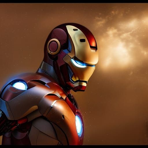 Johnny Depp as Iron Man Concept Art