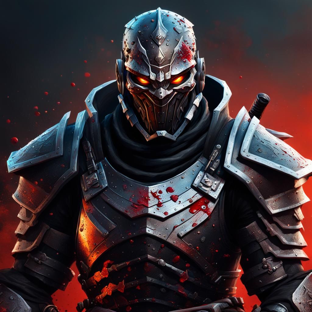 Warforged Assassin in Bloodied Armor