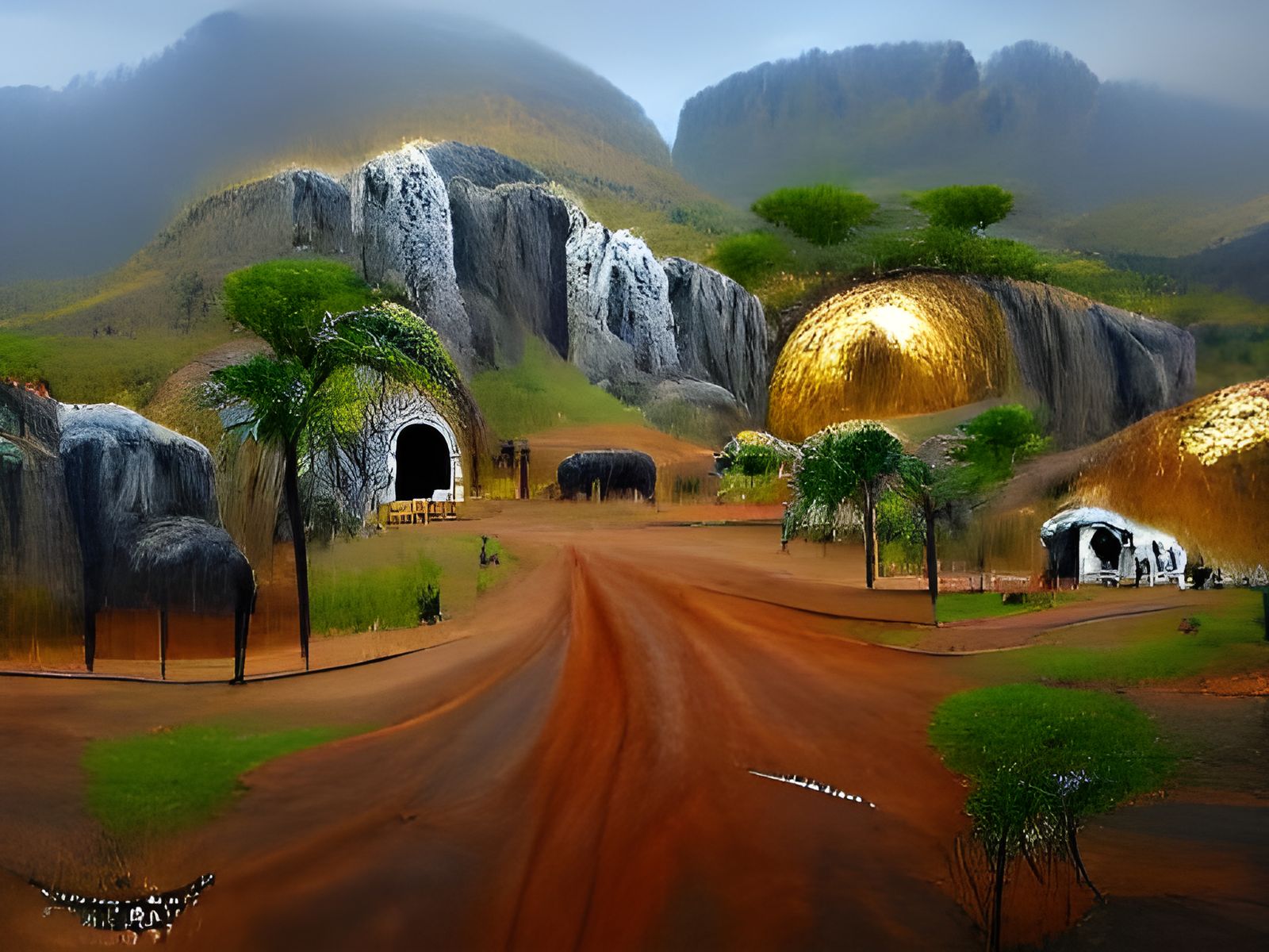 King Solomon's Mines: A Hyperrealistic African Treasure