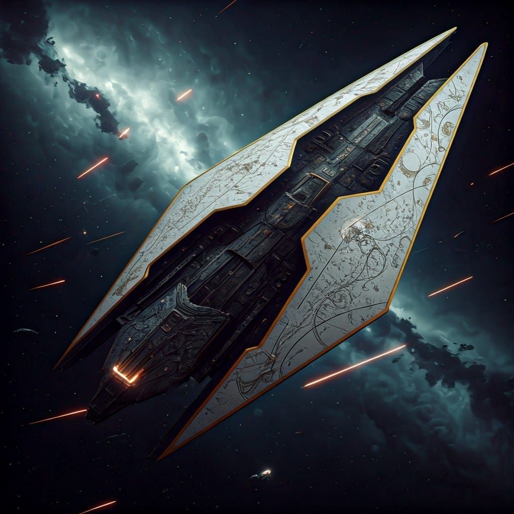 Arrowhead Spaceship in Epic Space Battle