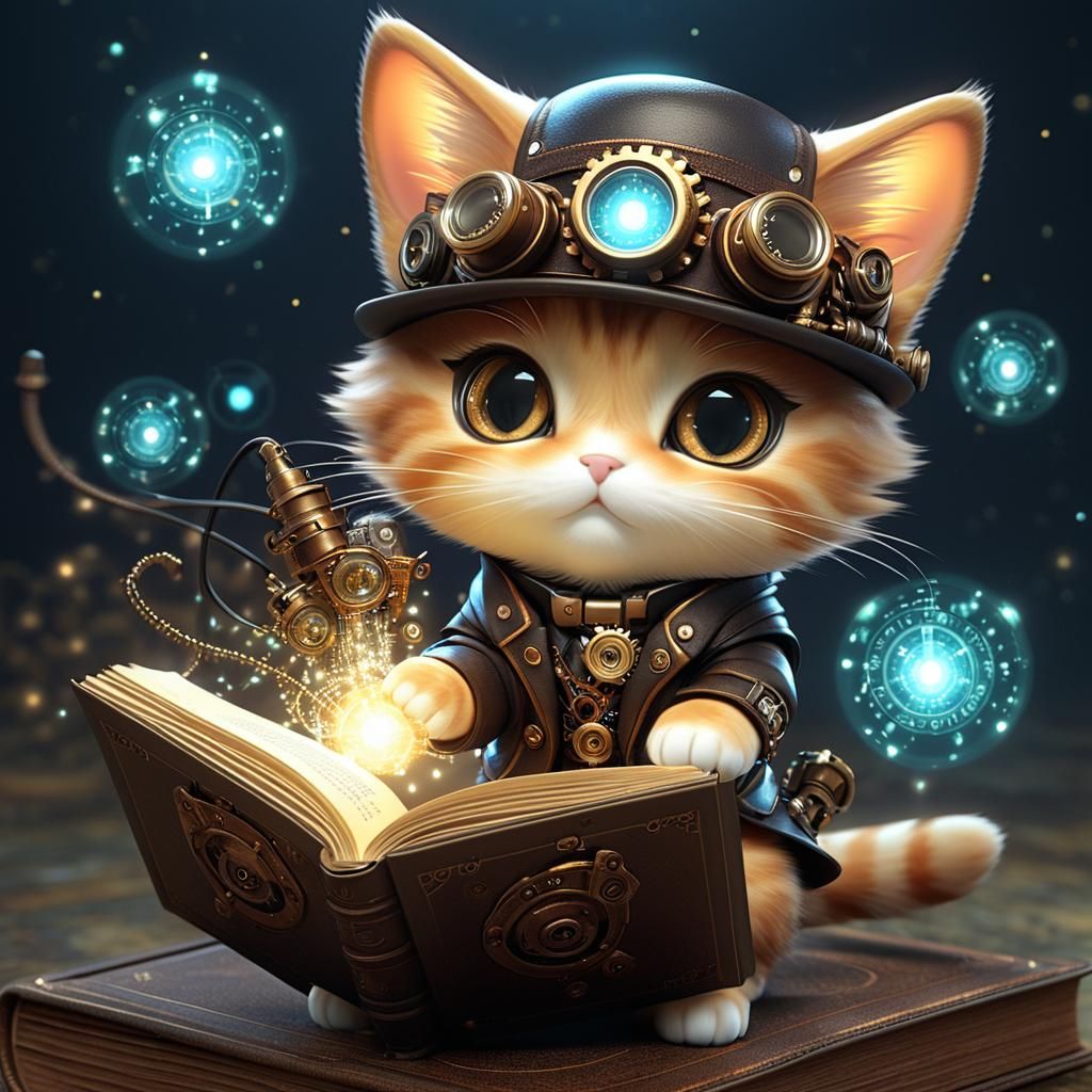 steampunk cat