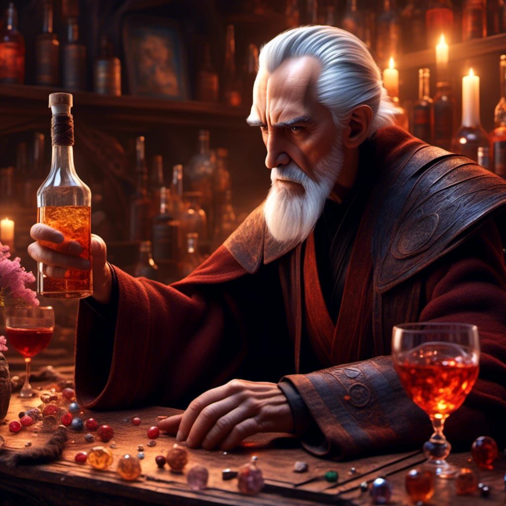 Count Dooku's Struggle with Alcoholism