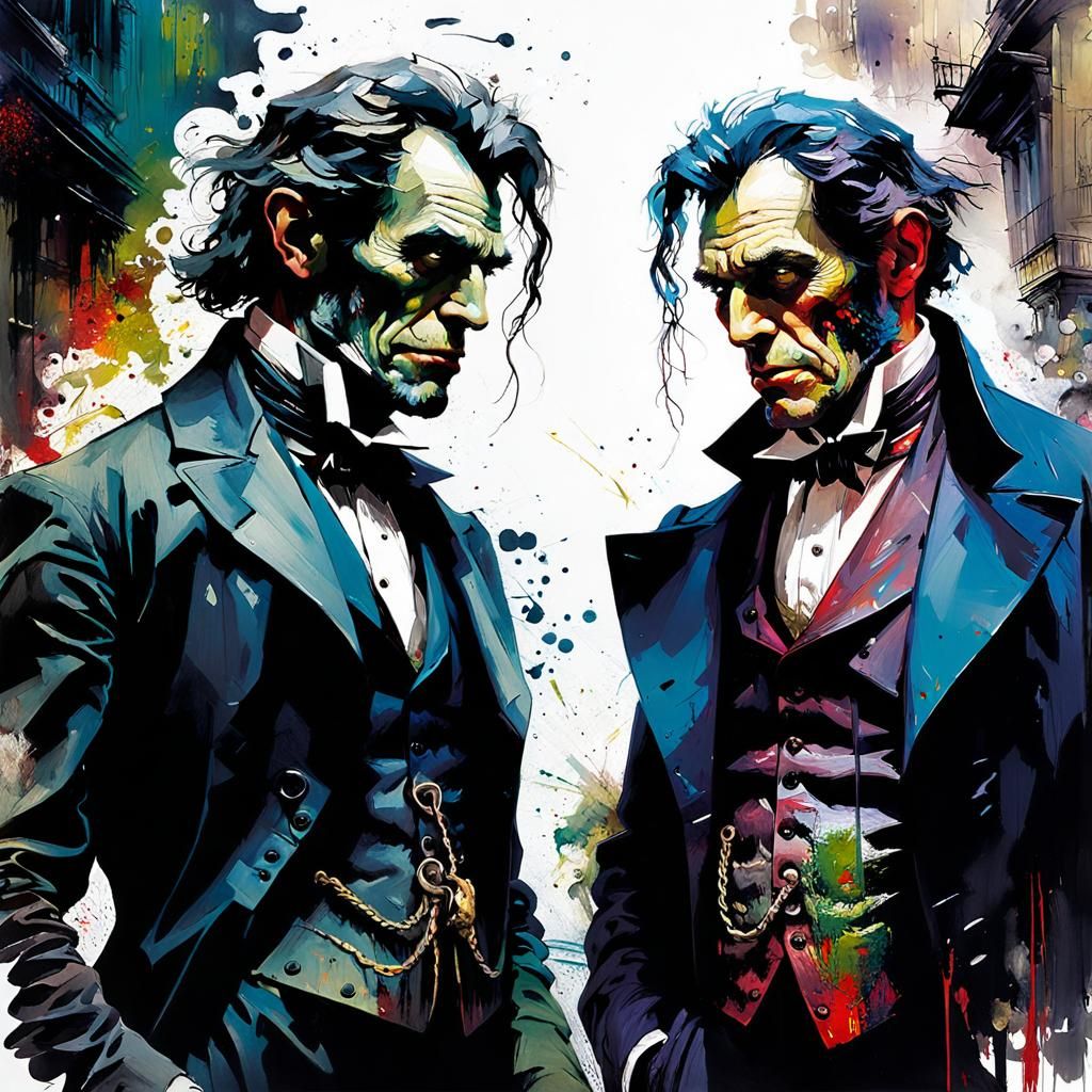 Dr. Jekyll and Mr. Hyde.