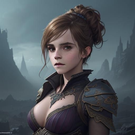 Detailed Matte Painting in Deep Color