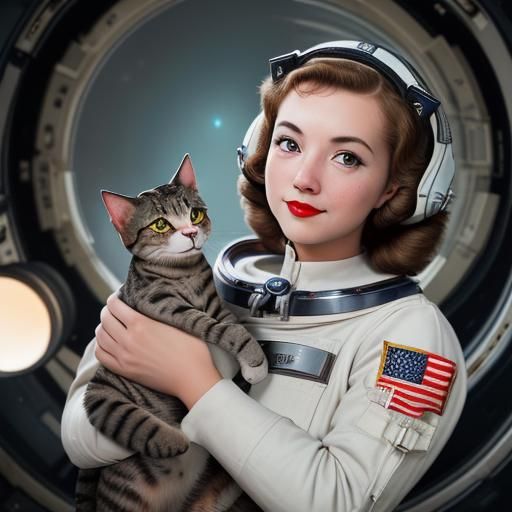 Cats as 1940s Astronauts: Professional Photography