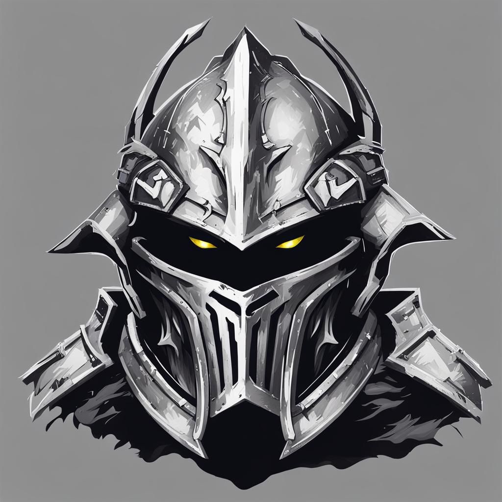 Goblin Slayer Warrior with Evil Helmet