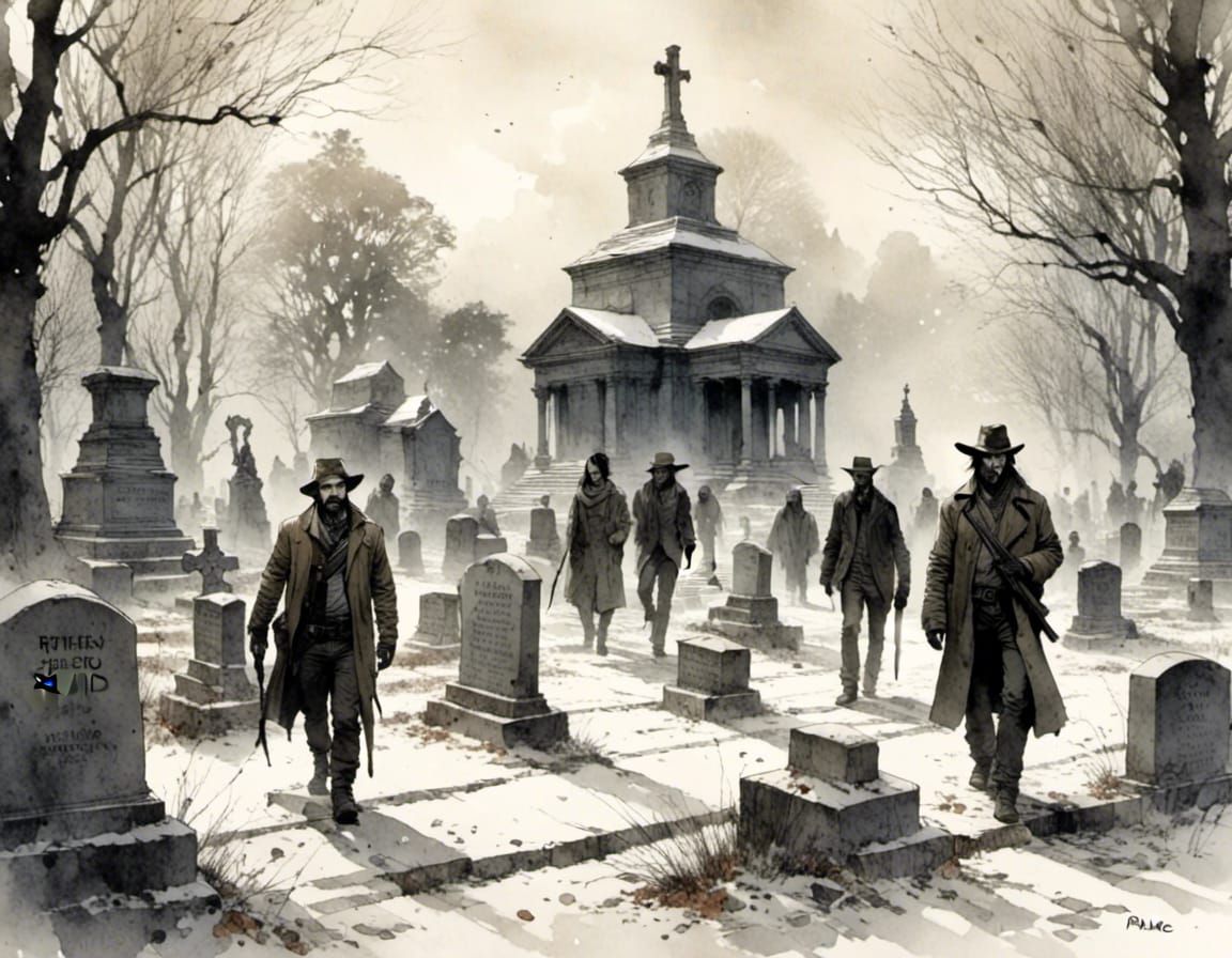 cold wild west cemetery