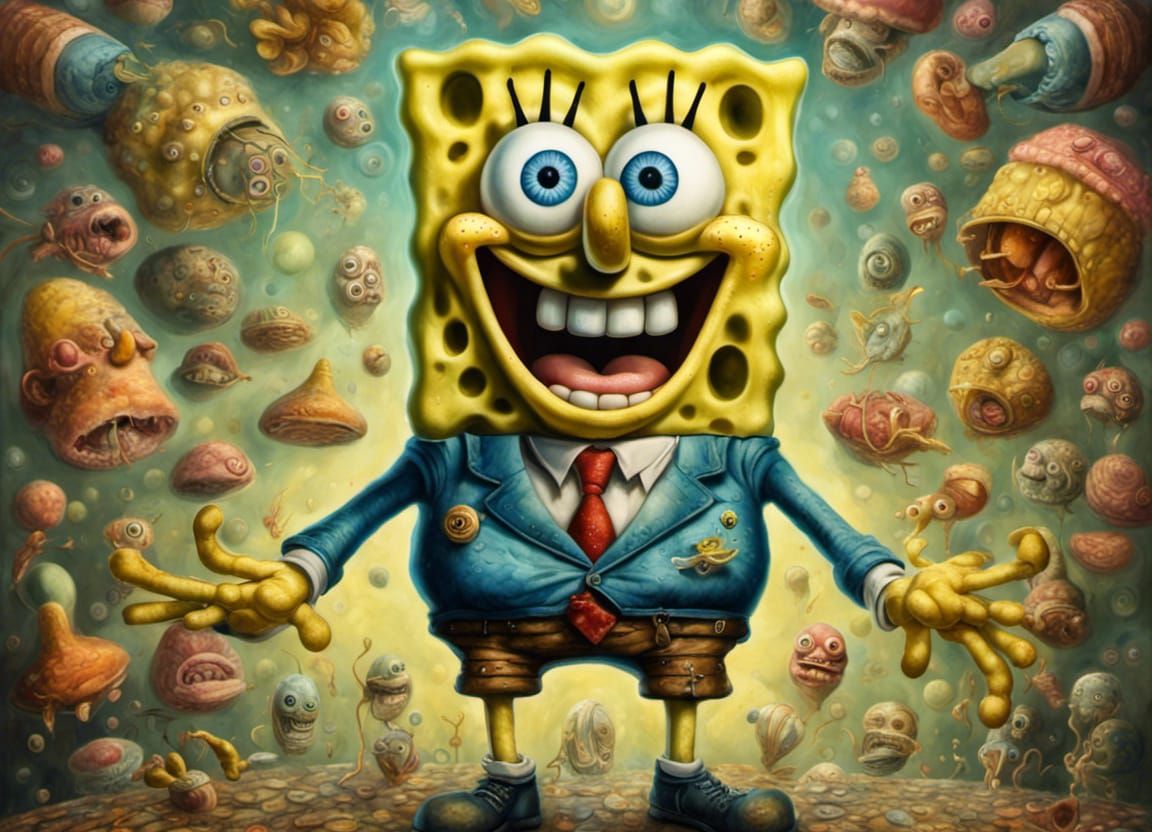 happy spongebob