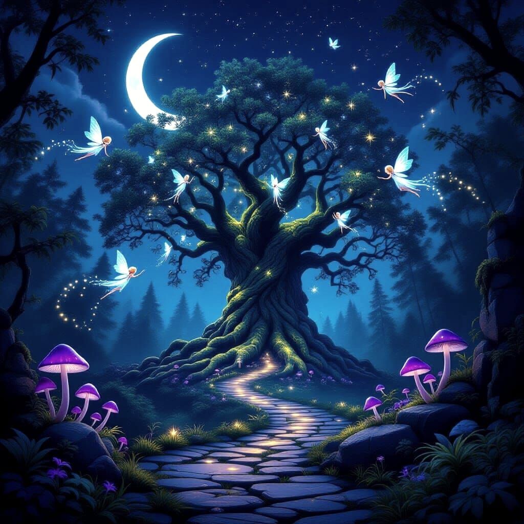 Enchanted Forest: Fairies and the Tree of Life