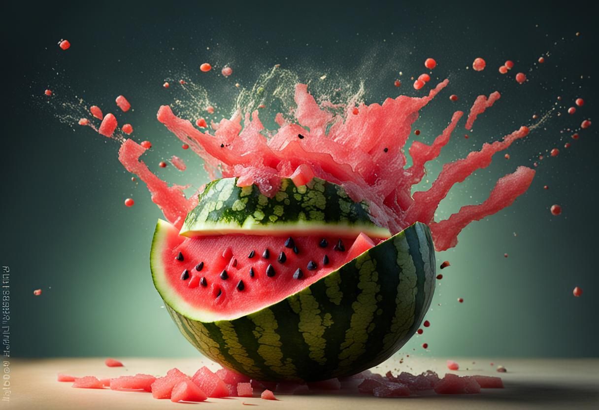 AI Generated Image of a Watermelon