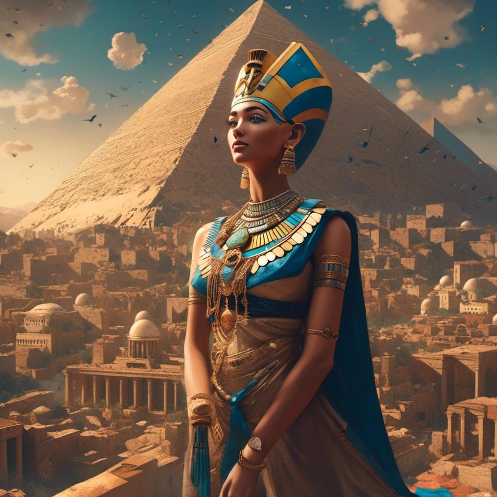 Egyptian Queen Nefertiti's in all her glory