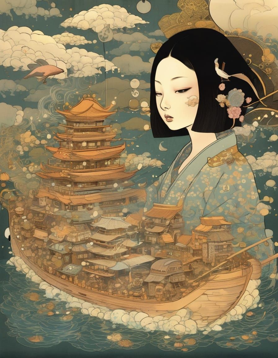 Whispers of Smoke in a Dreamlike Landscape