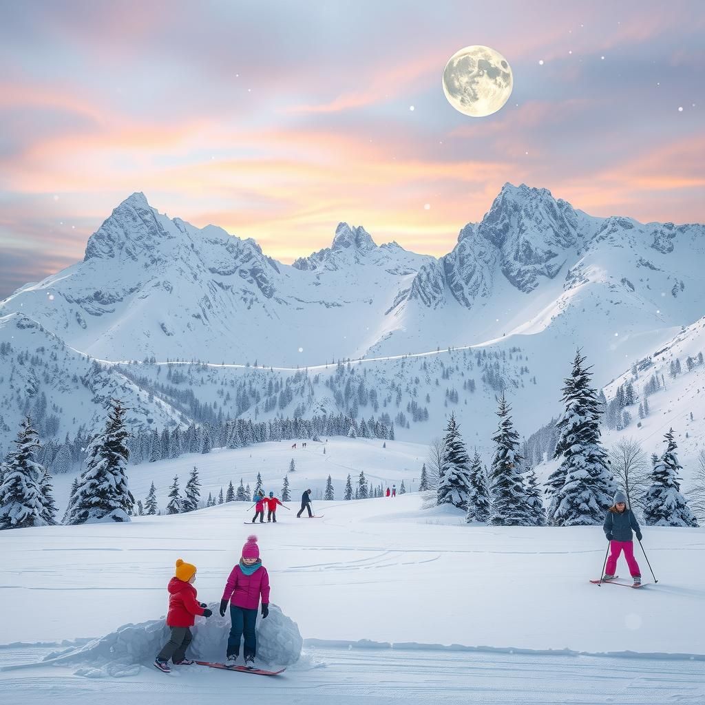 Winter Dreamscape: Skiing in the Ancient Ural Mountains