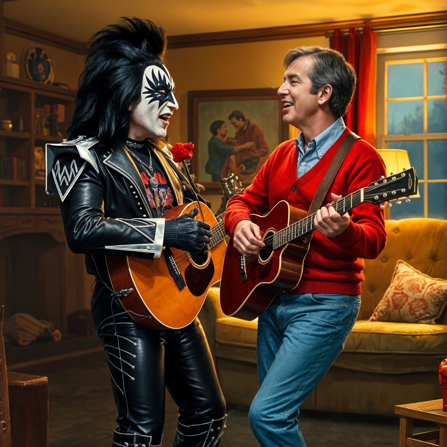 Gene Simmons Serenades Mr. Rogers