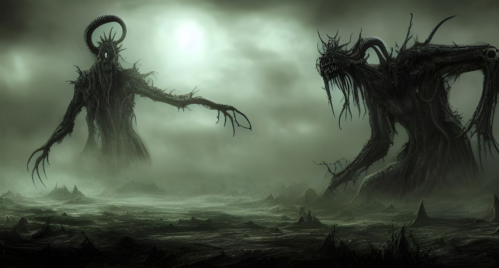 Lovecraftian Elder God in a Post-Apocalyptic World