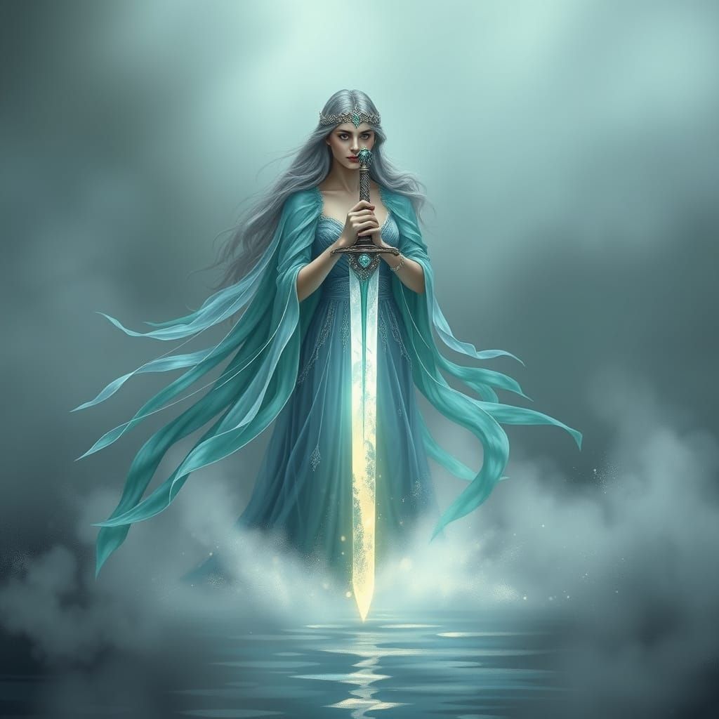 Ethereal Lake Mistress Presents Excalibur