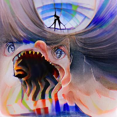 Minimalist Word Art: The Essence of Fear