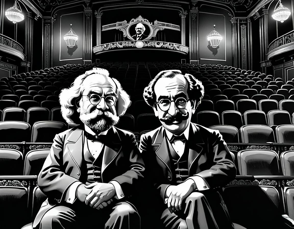 Karl and Groucho Marx.