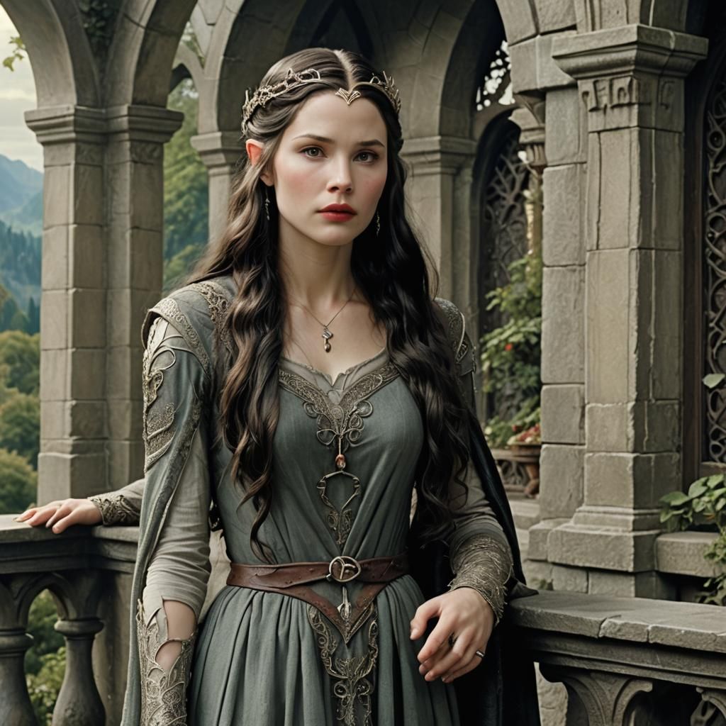 Arwen's Farewell: A Lord of the Rings Scene