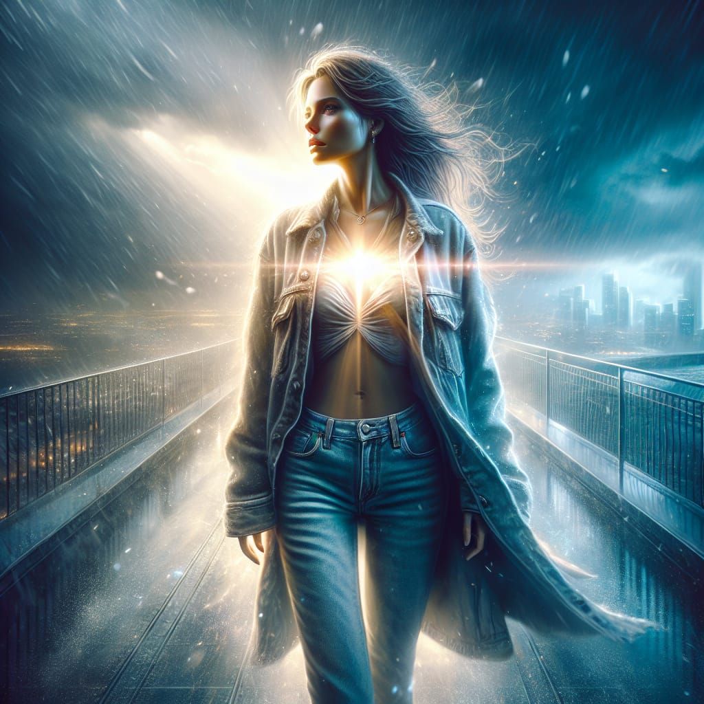 Beauty itself..Strong solitary woman...