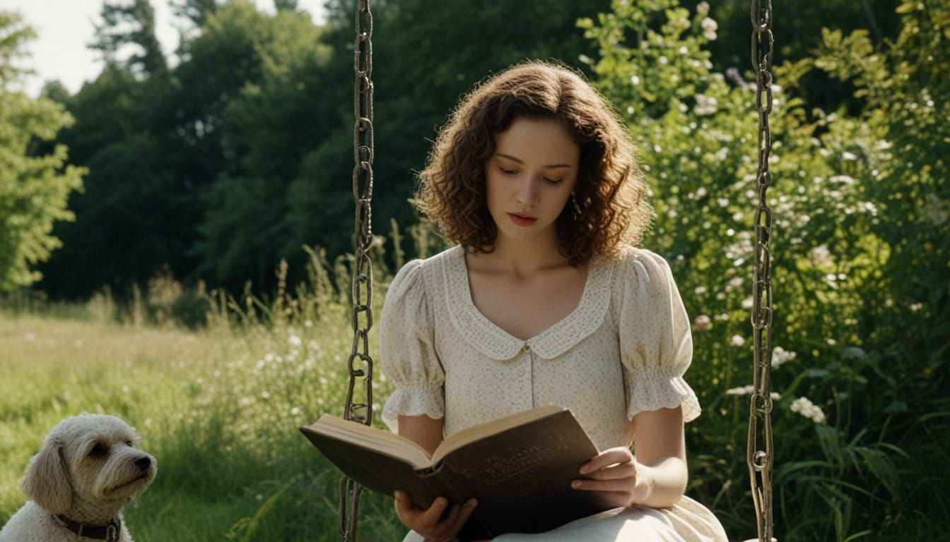 Garden Sanctuary with a Young Reader