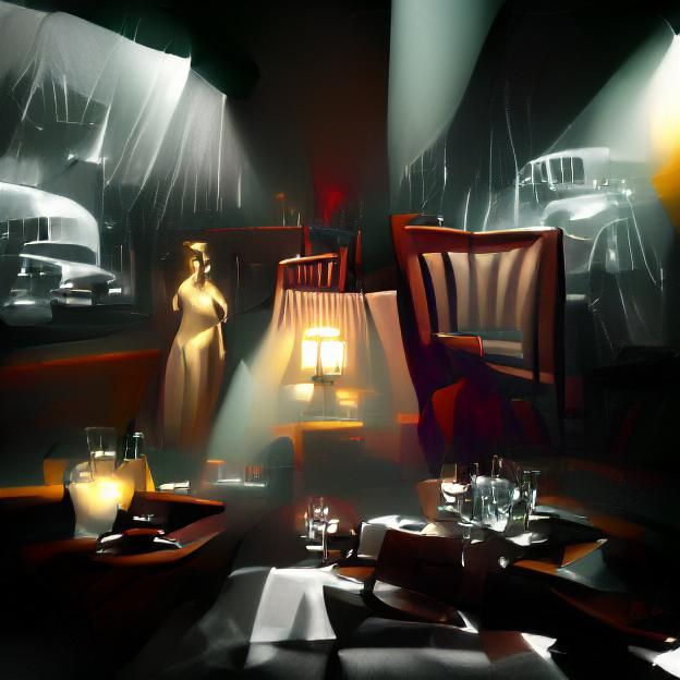 Elegant Candlelit Dinner Setting