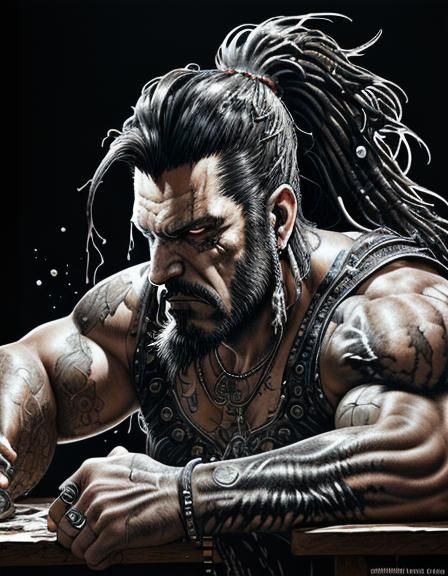 Lobo: Dramatic Splash Art Masterpiece