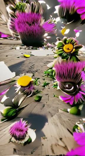 Colorful Floral Arrangement in Artistic Style