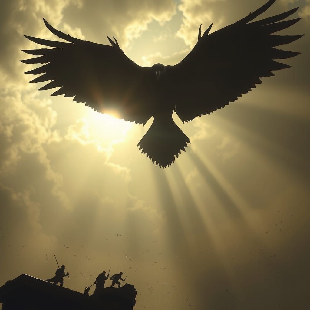 Dark Condor Soars Over the Shadows