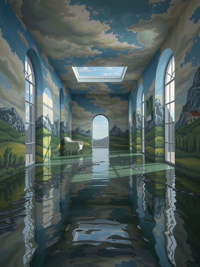 Detailed Trompe L'Oeil Paintings Create Immersive Illusion