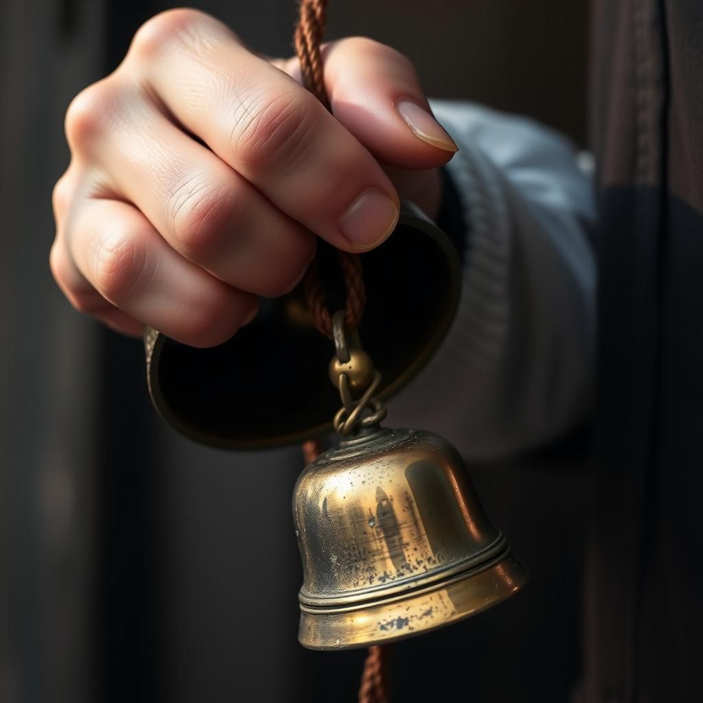 Gold Hand Bell Ringing