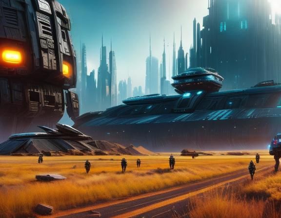 Technological Desolation: A Sci-Fi Event Unfolds