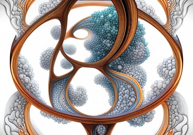 Complex Geometric Structure with Zentangle and Fractal Eleme...