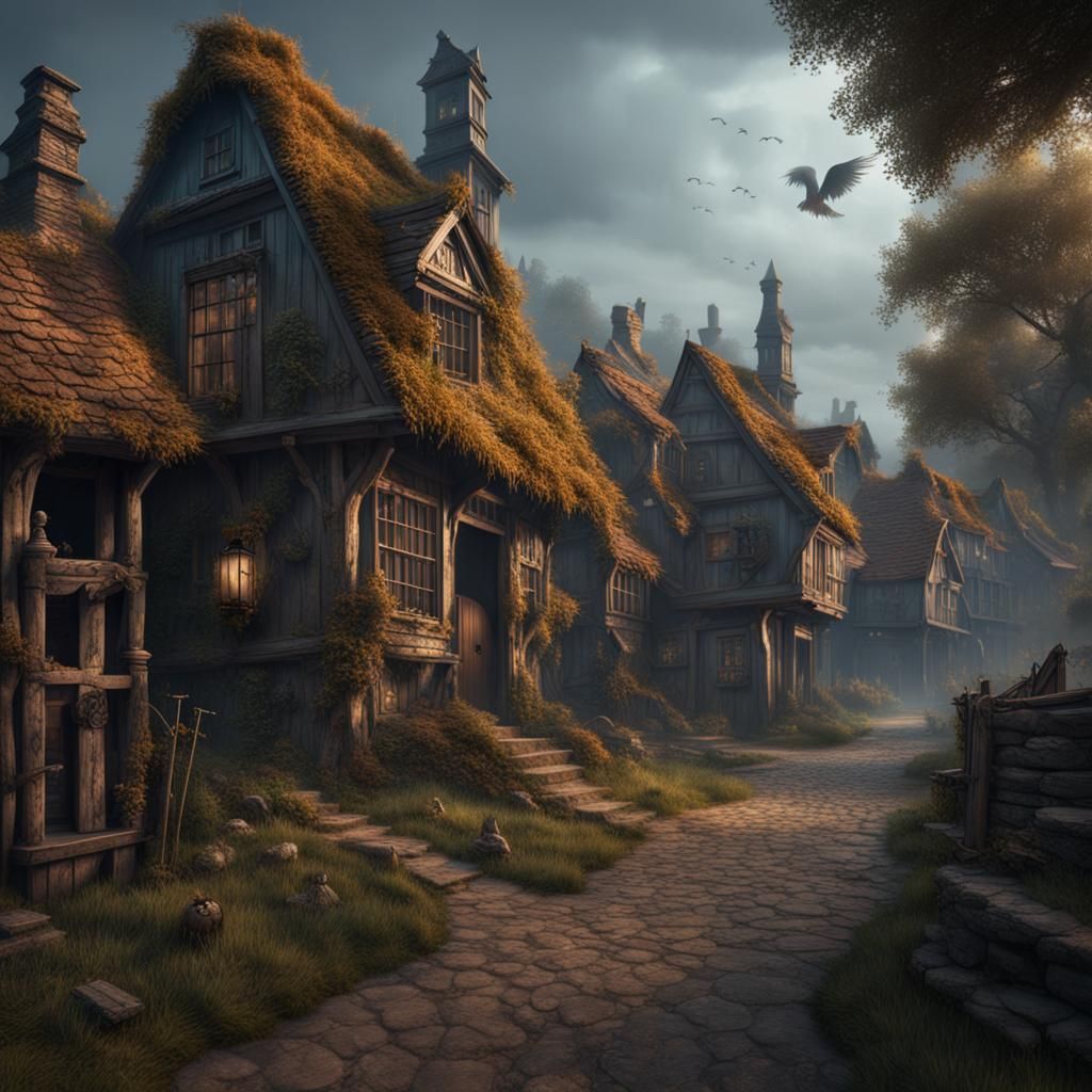 Haunted Village: Fantasy Concept Art in Deep Color