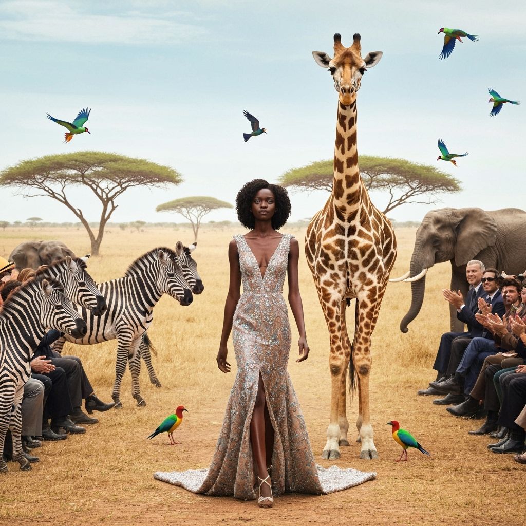 Savanna Runway: Haute Couture Meets Wildlife