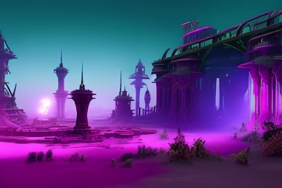 Post-apocalyptic Aubergine
