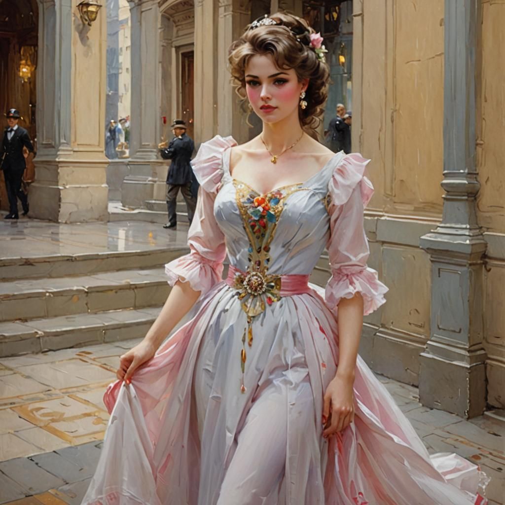 Impressionistic Portrait of a Woman