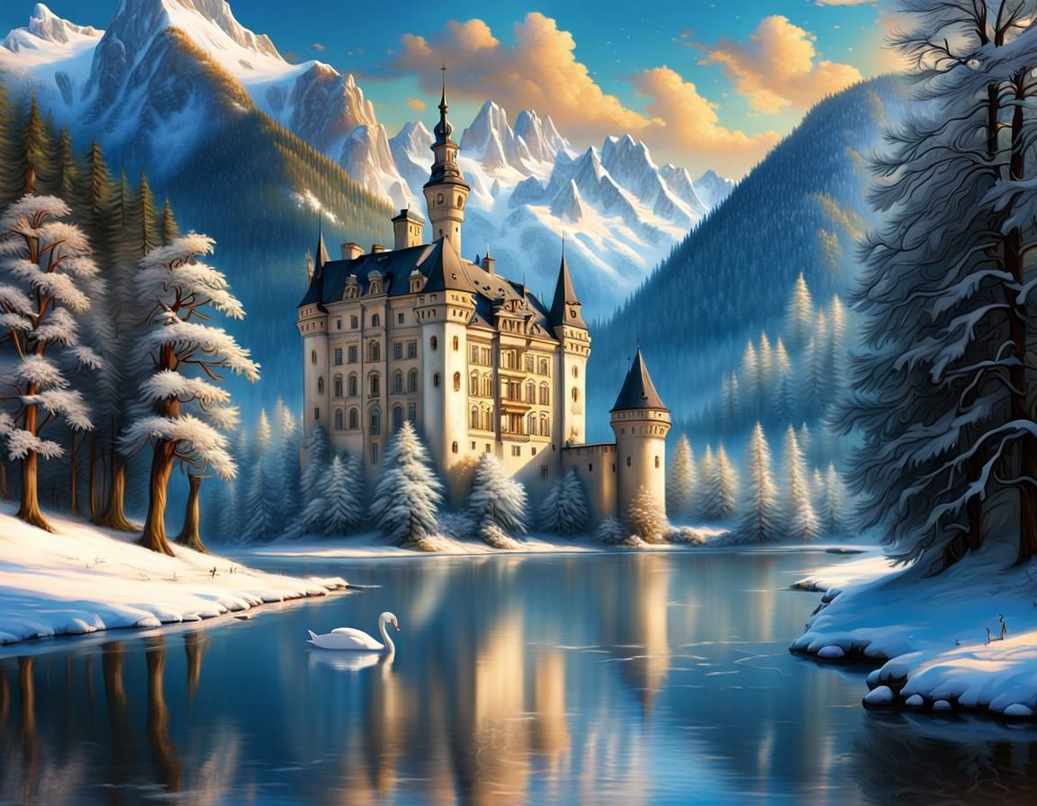 Once Upon a Dream - A Snowy, Winter Riverscape I Saw
