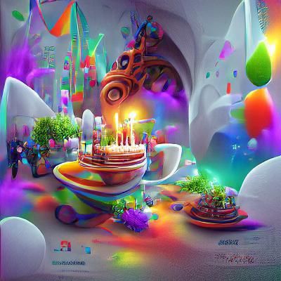Festive Birthday Party Celebration Image
