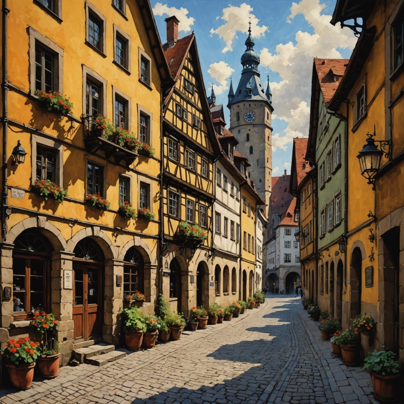 Luminist Oil Painting of the German Landscape