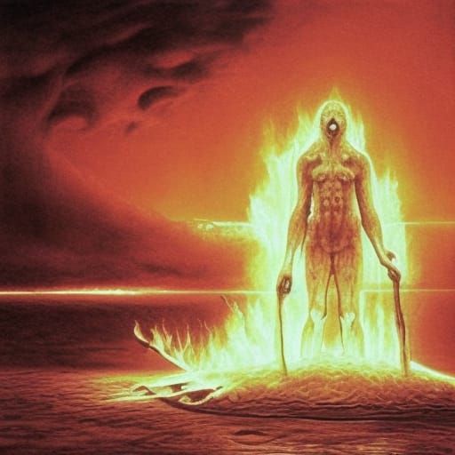 Like a philistine, we're burning witches too