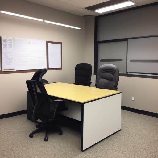 Office Horror: A Dark Engraving of Yearning