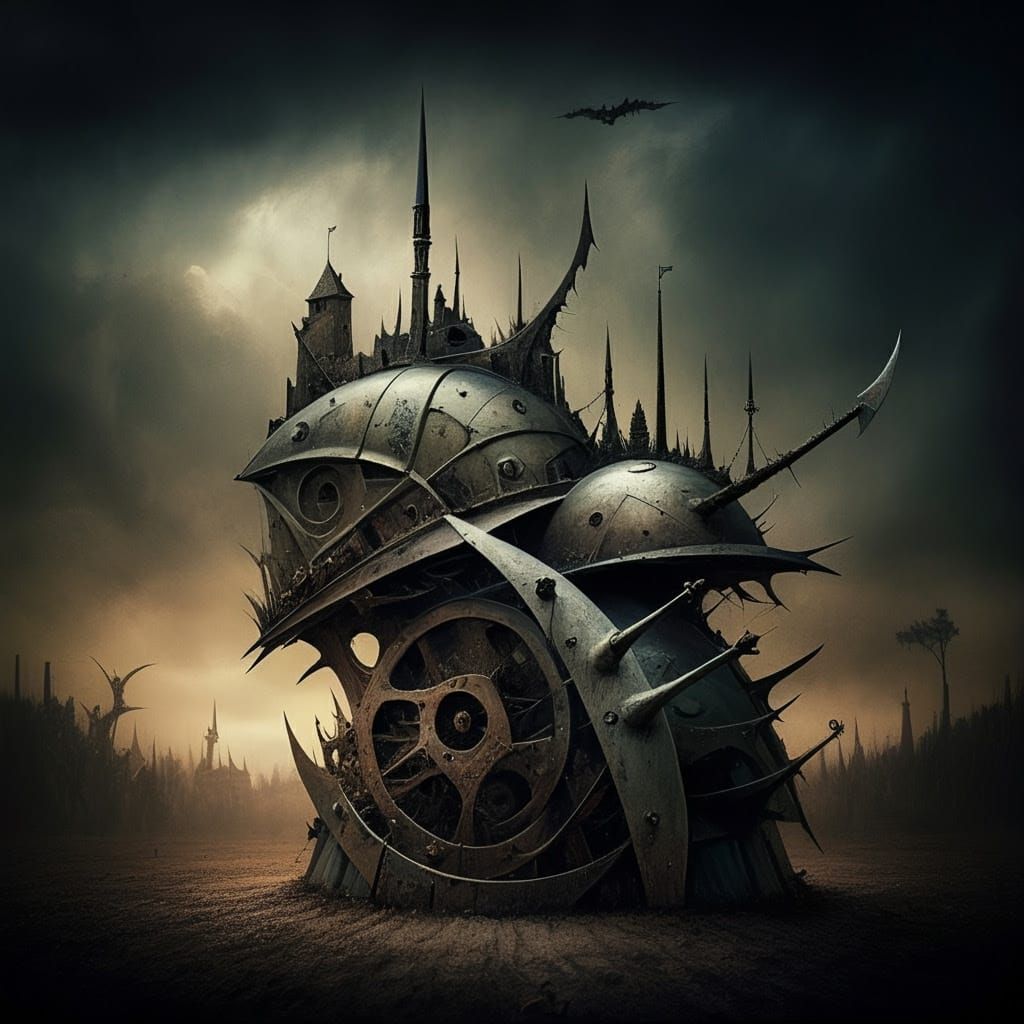 Grimdark Masterpiece in Industrial Style